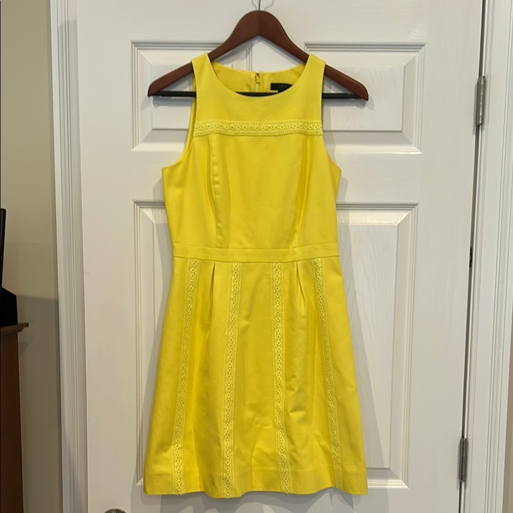 J Crew Yellow Sleeveless Dress